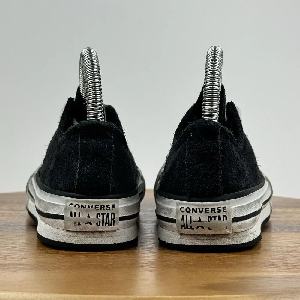 Big Kids Converse CTAS Lift Platform Shiny Suede Sneakers Shoes Size 2‎ Y